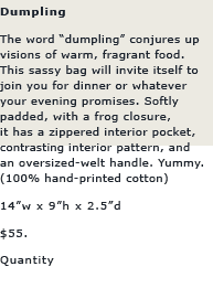 Dumpling:The word 